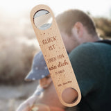 Personalisierter Flaschenöffner VATERTAG - Glück ist, einen Papa wie dich zu haben