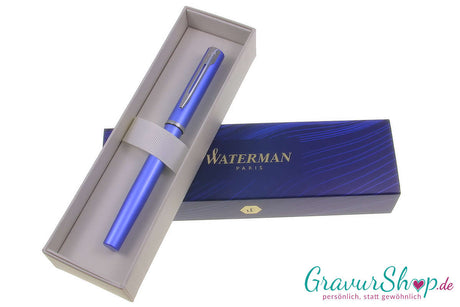Waterman Füller 03 blau mit Etui
