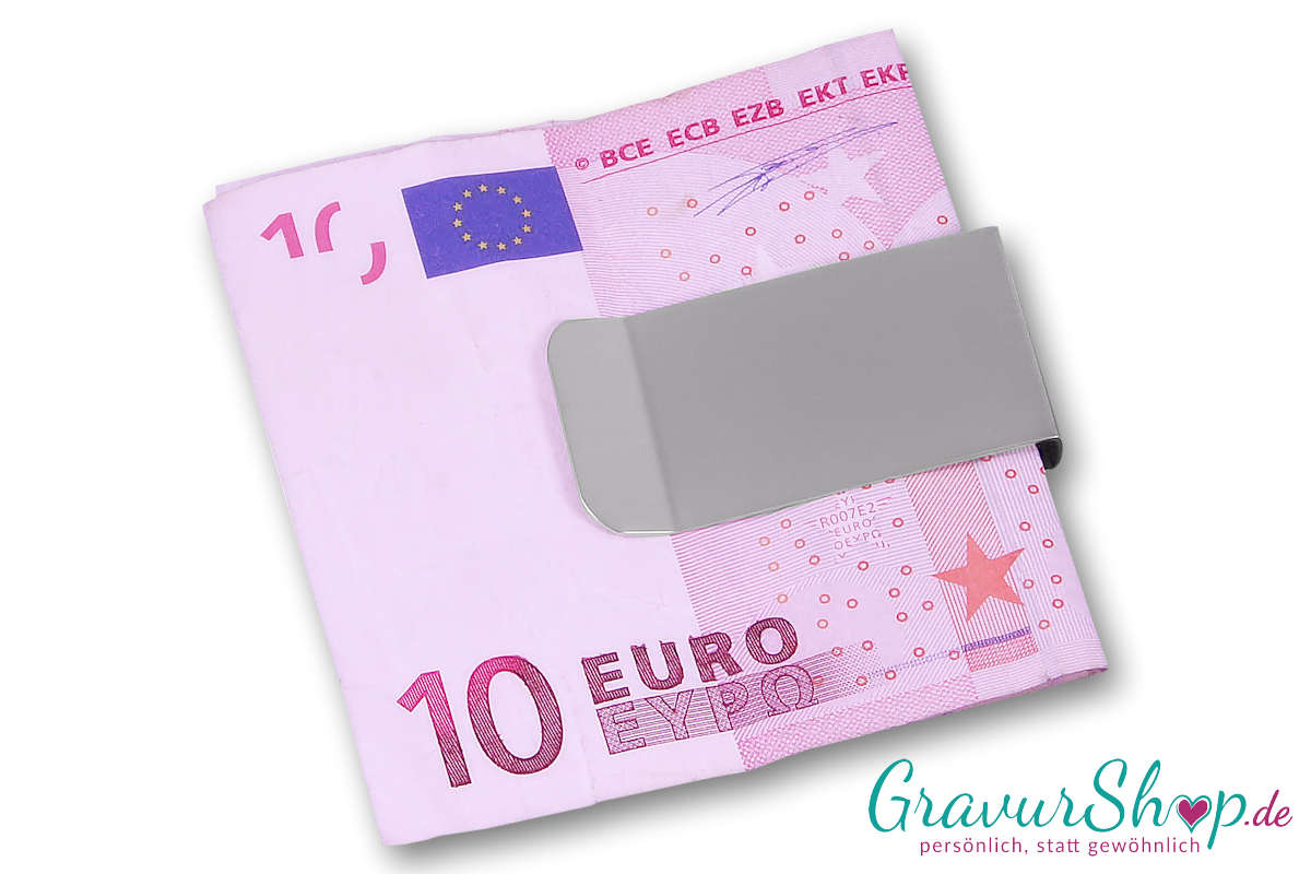 Geld Clip 01 mit Gravur