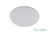 Glasschild Silber C mit Lasergravur