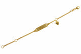 Gold Kinderarmband 11 - 13 cm mit Gravur