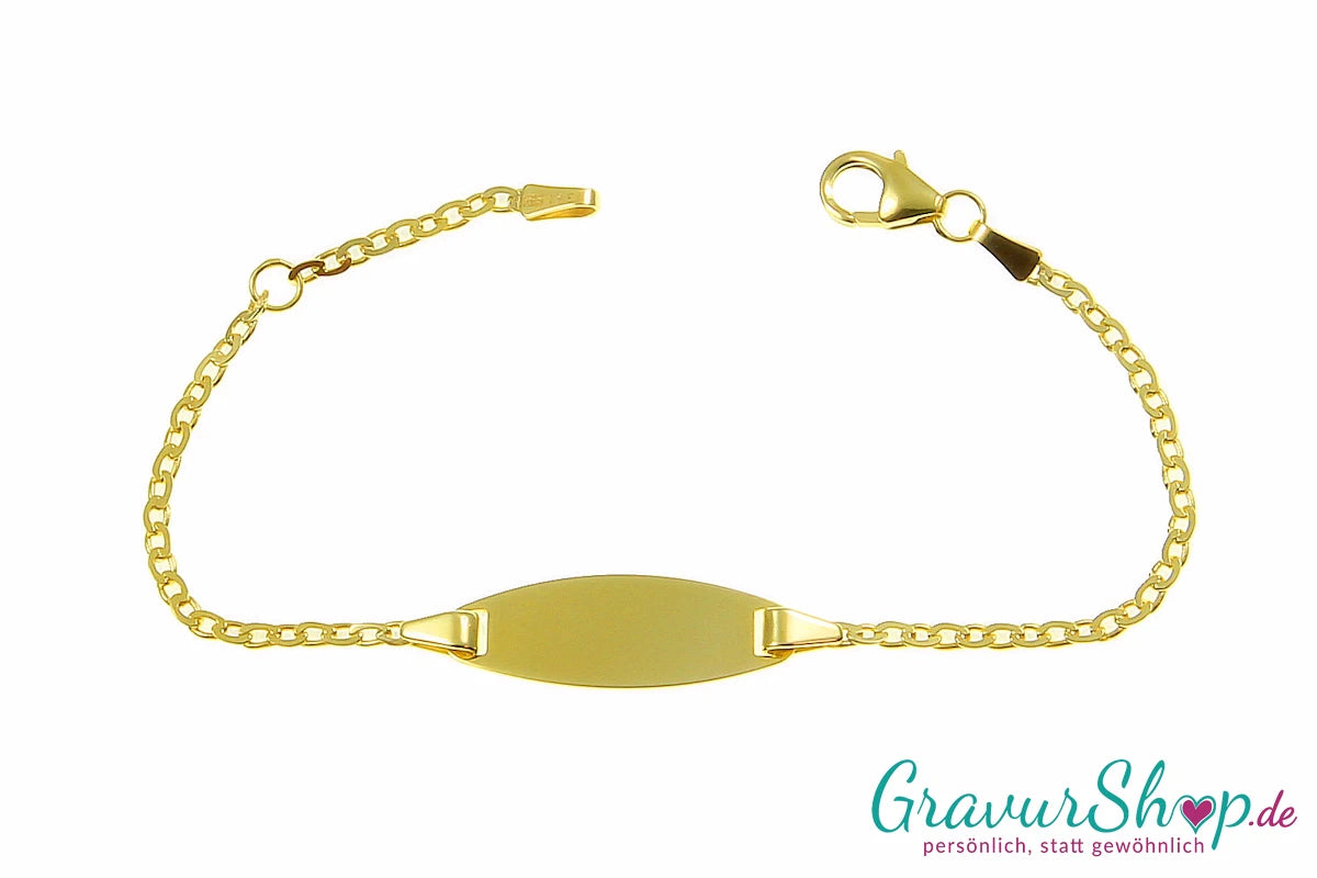 Gold Kinderarmband personalisieren