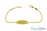Gold Kinderarmband personalisieren