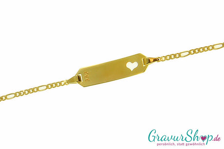 333er Gold Kinderarmband zum personalisieren