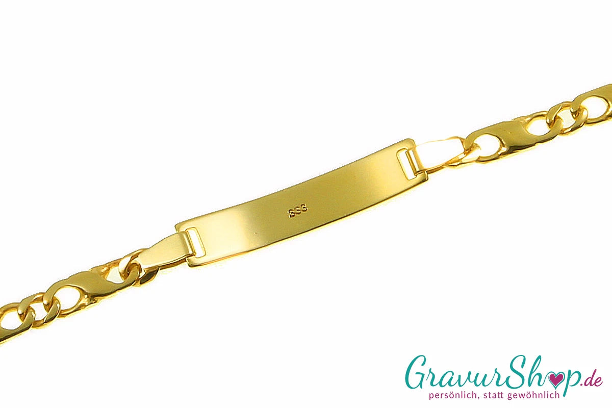 333er Gold Kinderarmband personalisieren