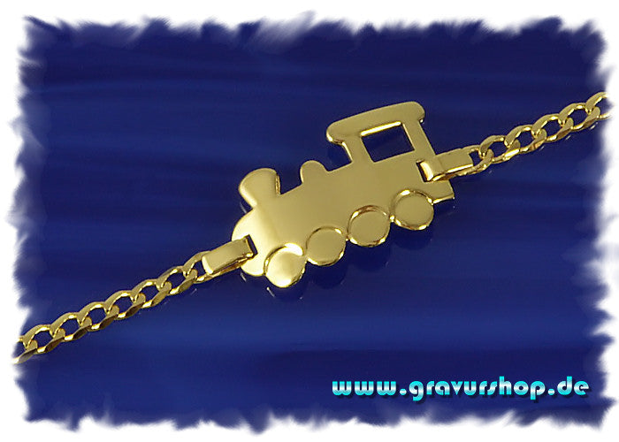 333/000 Gold ID-Kinderarmband Lok gravieren