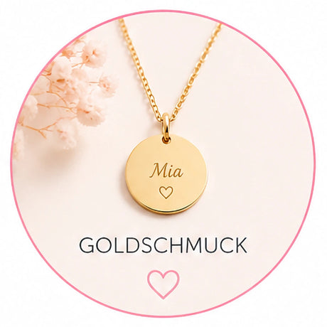 Gold Schmuck mit Gravur - Gravurshop