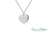 Herz-Anhänger 925er silber mit Gravur