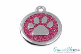 Hundemarke 11 rose mit Gravur