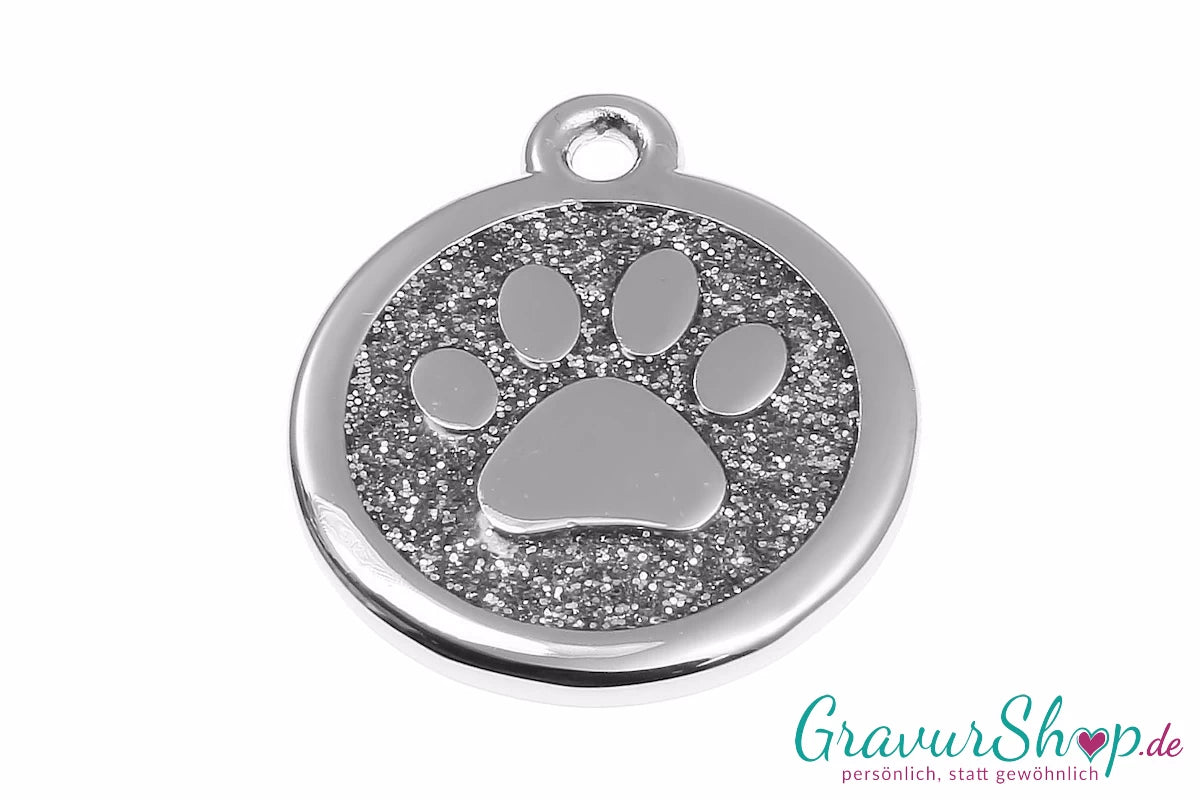 Hundemarke 11 silber mit Gravur
