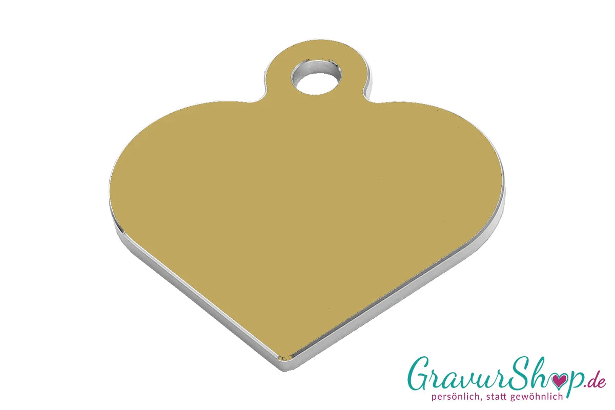 Hundemarke neusilber groß zum Gravieren