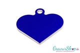 Hundemarke blau klein zum Gravieren
