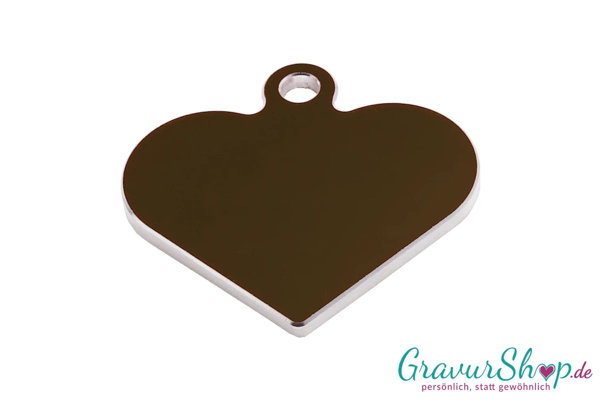 Hundemarke bronze klein zum Gravieren