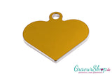 Hundemarke gold klein zum Gravieren