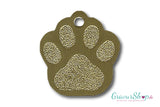 Hundemarke 01 S mit Gravur Gold