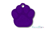Hundemarke 01 M mit Gravur lila