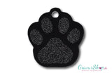 Hundemarke 01 M mit Gravur schwarz