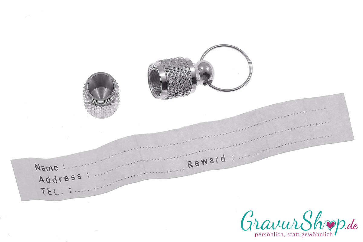 Hundemarke Knochen 34 mit Gravur