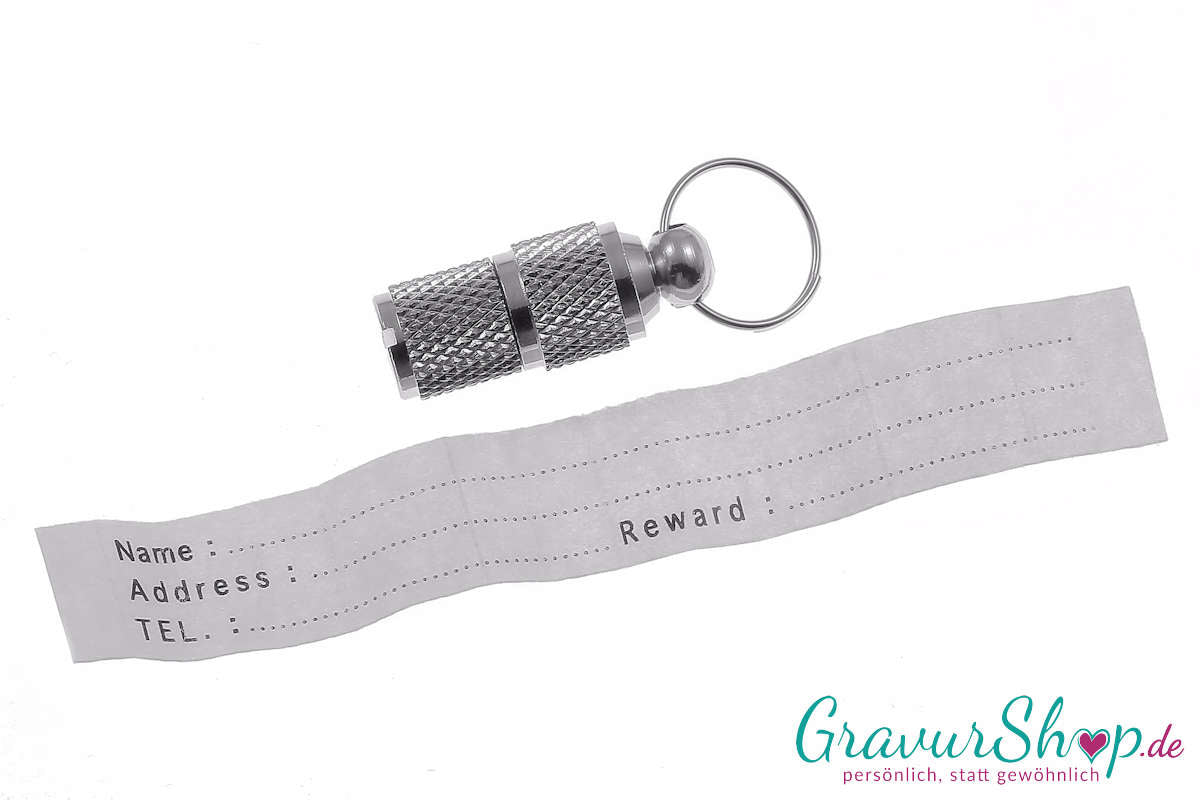 Hundemarke Knochen 34 mit Gravur