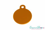 Hundemarke 30 gold mit Gravur