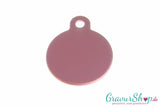 Hundemarke 30 rosa mit Gravur