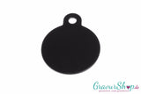 Hundemarke 30 schwarz mit Gravur