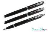 Parker IM Schreibset Black Lacquer C.C. Kuli Füller Tintenroller mit Gravur