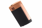 Jet Feuerzeug  schwarz glänzend-rosegold mit Gravur