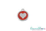 Red Dingo Katzenmarke Herz Glitter mit Gravur