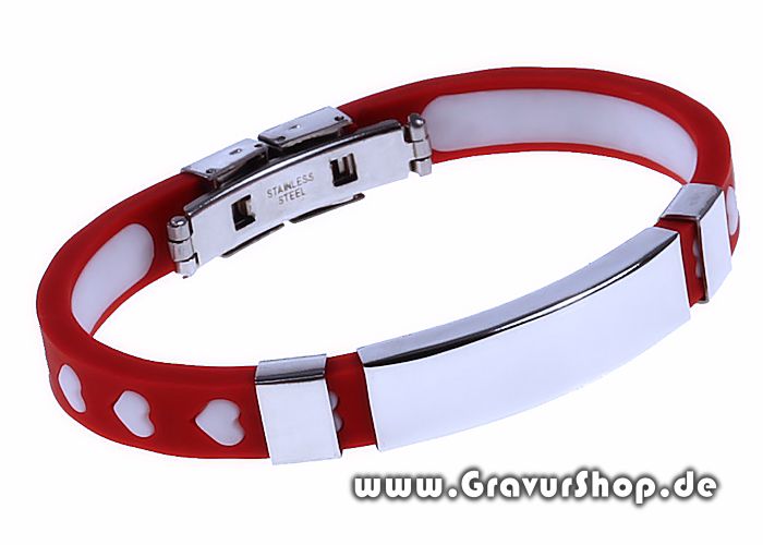 Kautschukarmband 05 mit Gravur