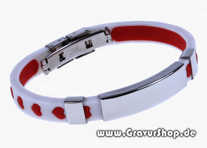 Kautschukarmband 06 mit Gravur
