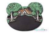 Keramikschild 07 mit Gravur