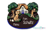 Keramikschild 31 mit Gravur