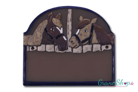 Keramikschild 53 mit Gravur