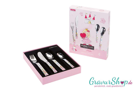 Kinder Essbesteck 08a mit Gravur Bild 2