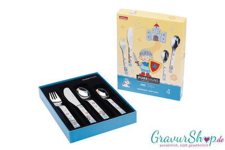 Kinder Essbesteck 09 mit Gravur Bild 2