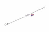 Kinder-Silberarmband mit Schmetterling inkl. Gravur