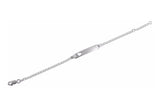 925er Kinder-Silberarmband 14-16cm mit Herz inkl. persönlicher Gravur