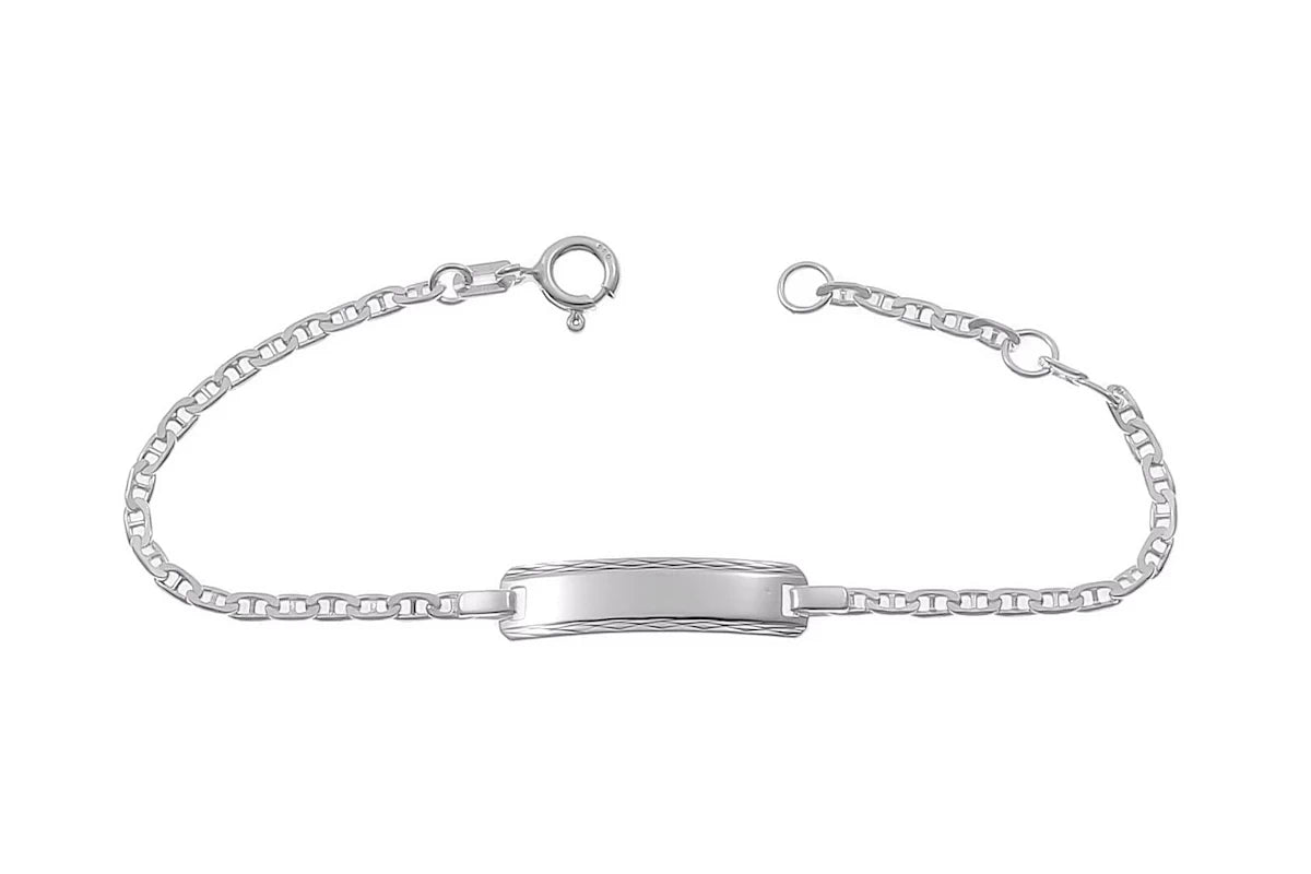925er Kinder-Silberarmband 14-16cm inkl. persönlicher Gravur