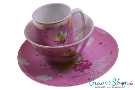 Kindergeschirr Prinzessin 3teilig