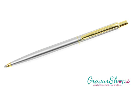 Kugelschreiber 19 golderner Clip