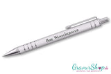 Kugelschreiber 03 mit Gravur Silber