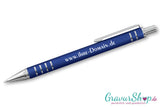 Kugelschreiber 03 mit Gravur Blau