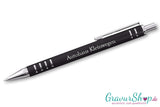 Kugelschreiber 03 mit Gravur Schwarz