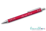 Kugelschreiber 03 mit Gravur Rot