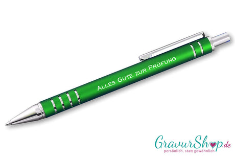Kugelschreiber 03 mit Gravur Grün