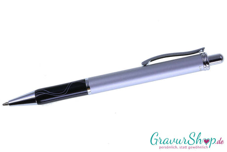 Kugelschreiber 12 Silber mit Gravur Bild 2