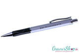 Kugelschreiber 12 Silber mit Gravur