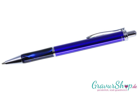 Kugelschreiber 12 blau mit Gravur Bild 2