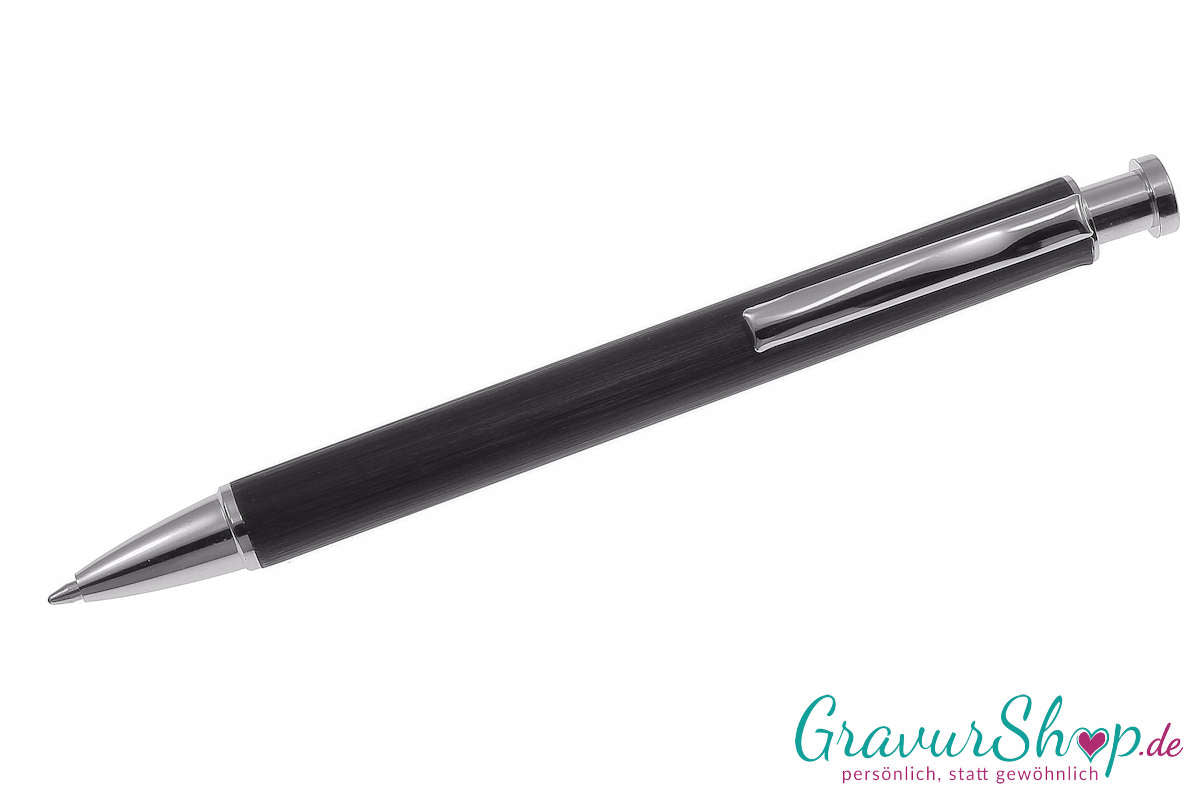 Kugelschreiber 20 mit Gravur schwarz